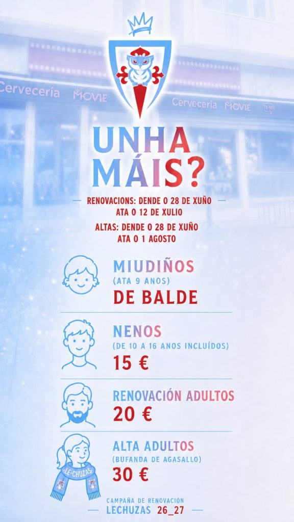 Unha mais? Campaña altas e renovacións 26/27